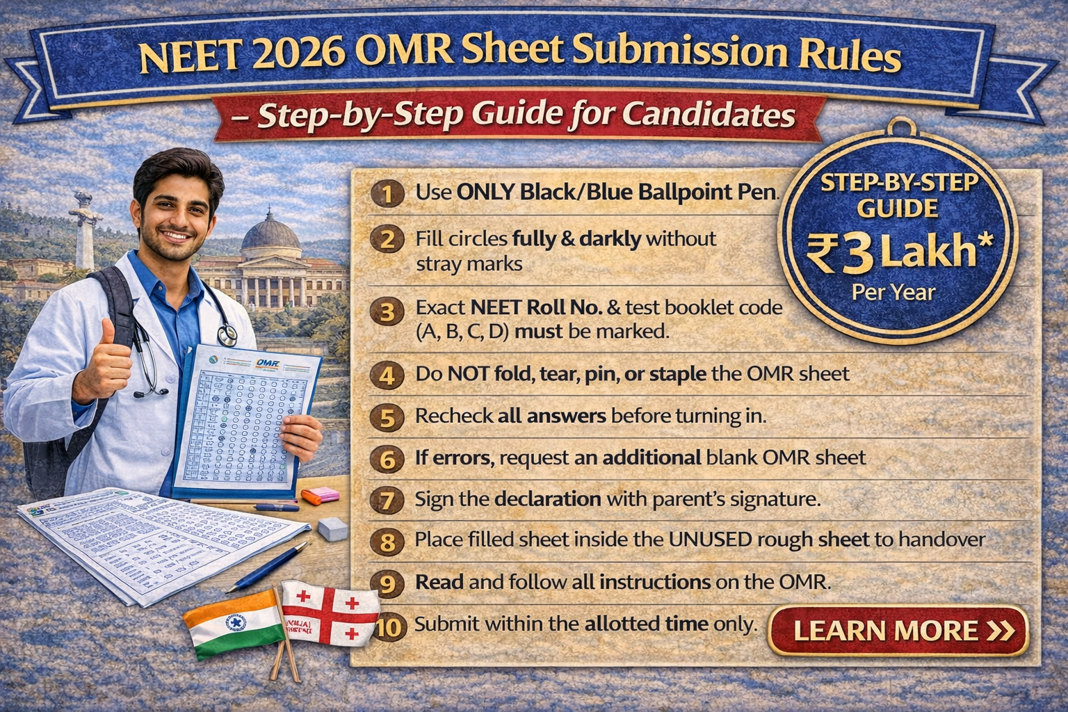 NEET 2026 OMR Sheet Submission Rules – Step-by-Step Guide for Candidates